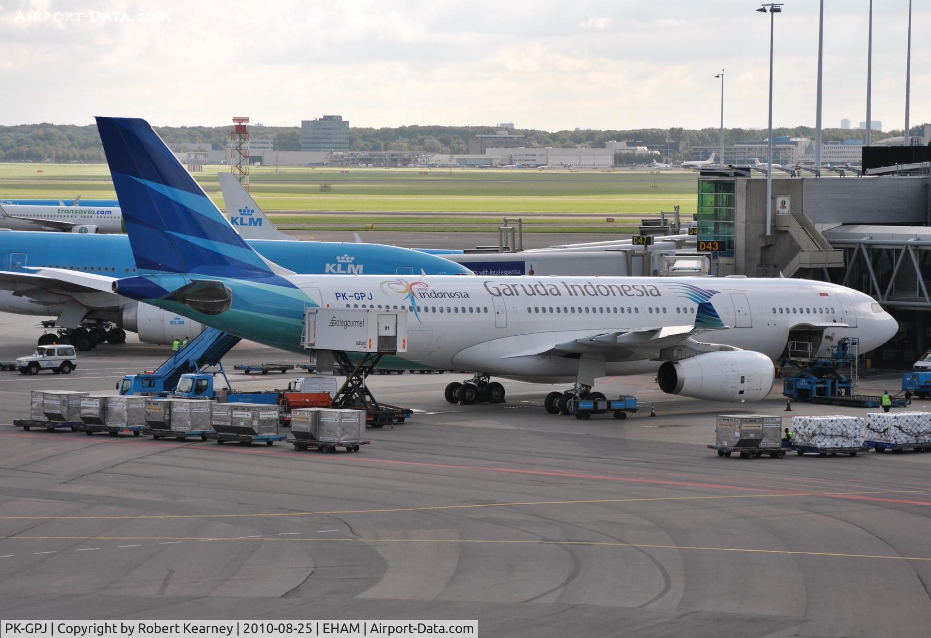 PK-GPJ, 2009 Airbus A330-243 C/N 988, Garuda on stand
