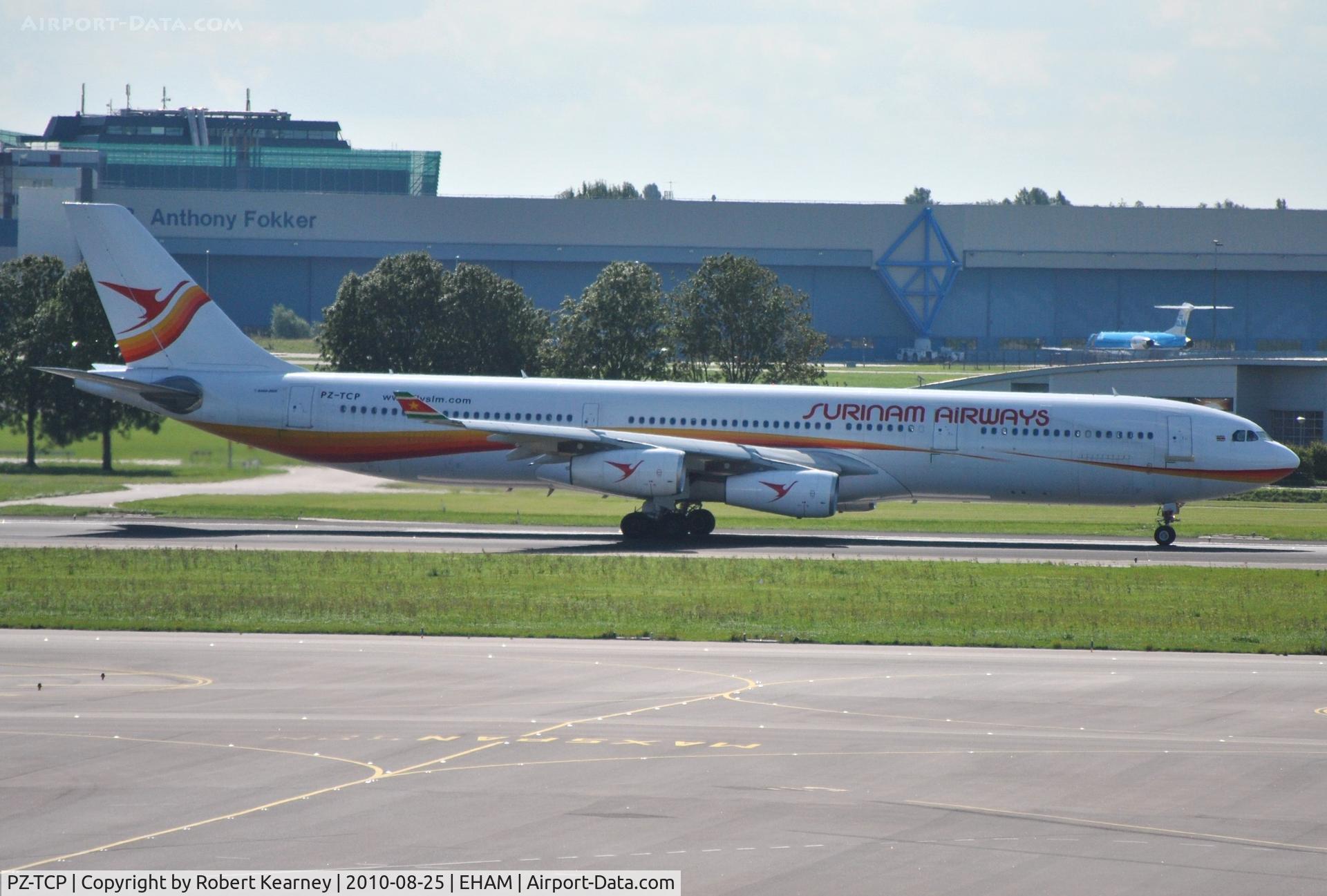 PZ-TCP, 1994 Airbus A340-312 C/N 049, Surinam rolling