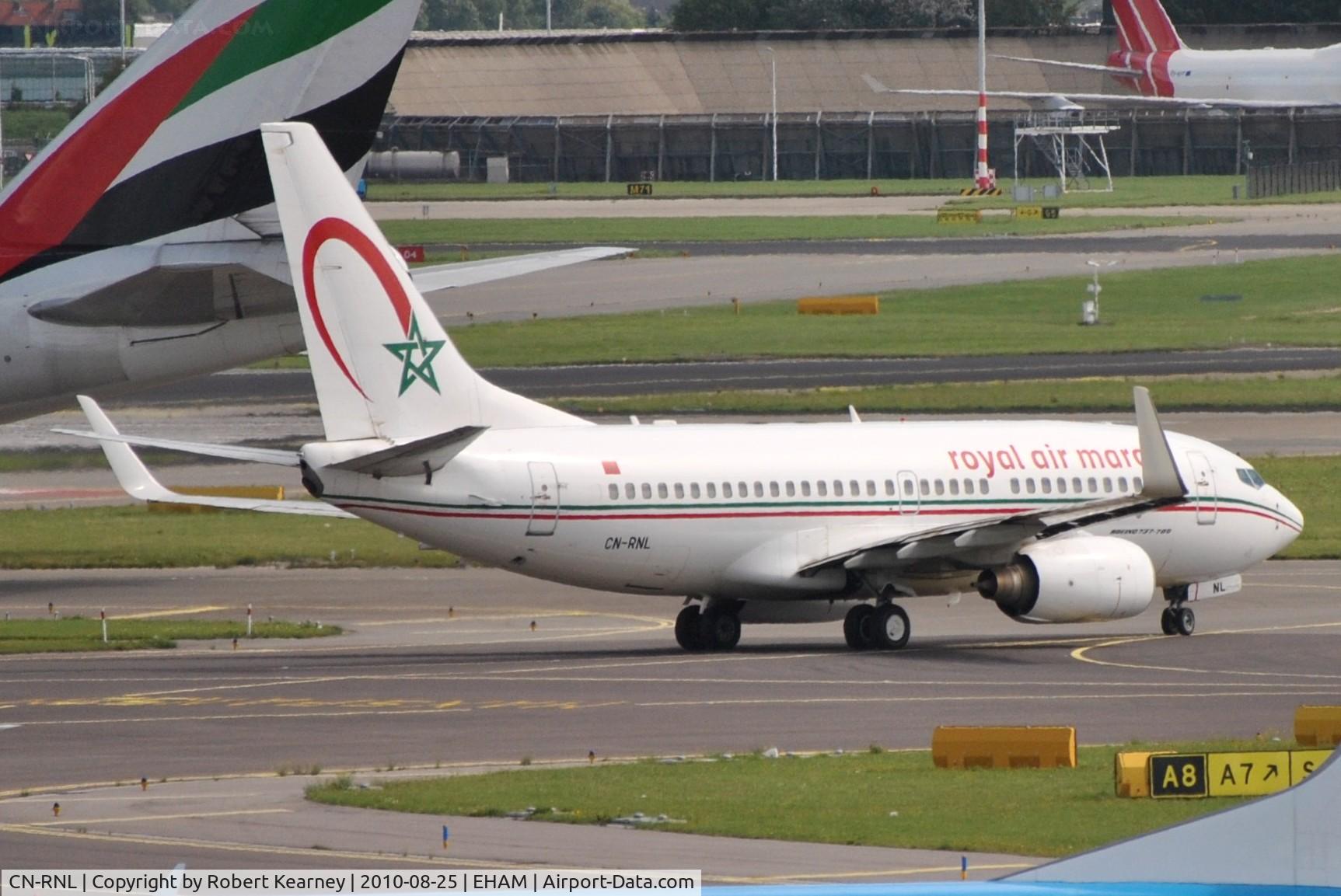 CN-RNL, 1999 Boeing 737-7B6 C/N 28982, RAM taxiing out for departure