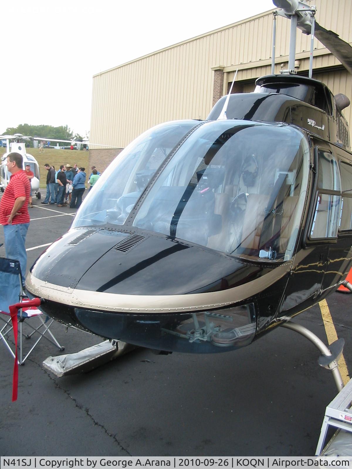 N41SJ, 1974 Bell 206B C/N 1352, Front port nose view