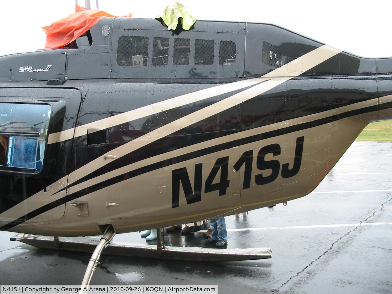 N41SJ, 1974 Bell 206B C/N 1352, Port mid fuselage