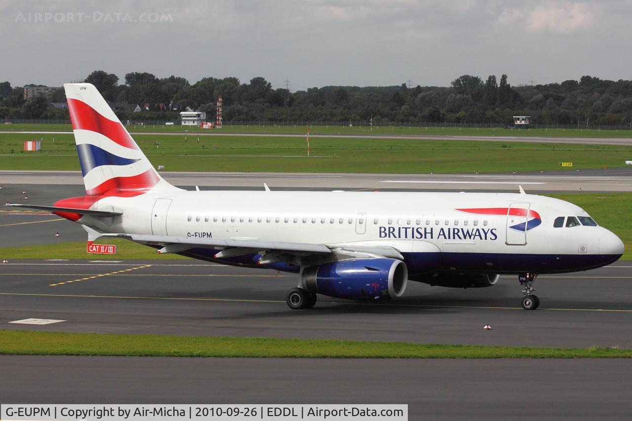 G-EUPM, 2000 Airbus A319-131 C/N 1258, British Airways, Airbus A319-131, CN: 1258