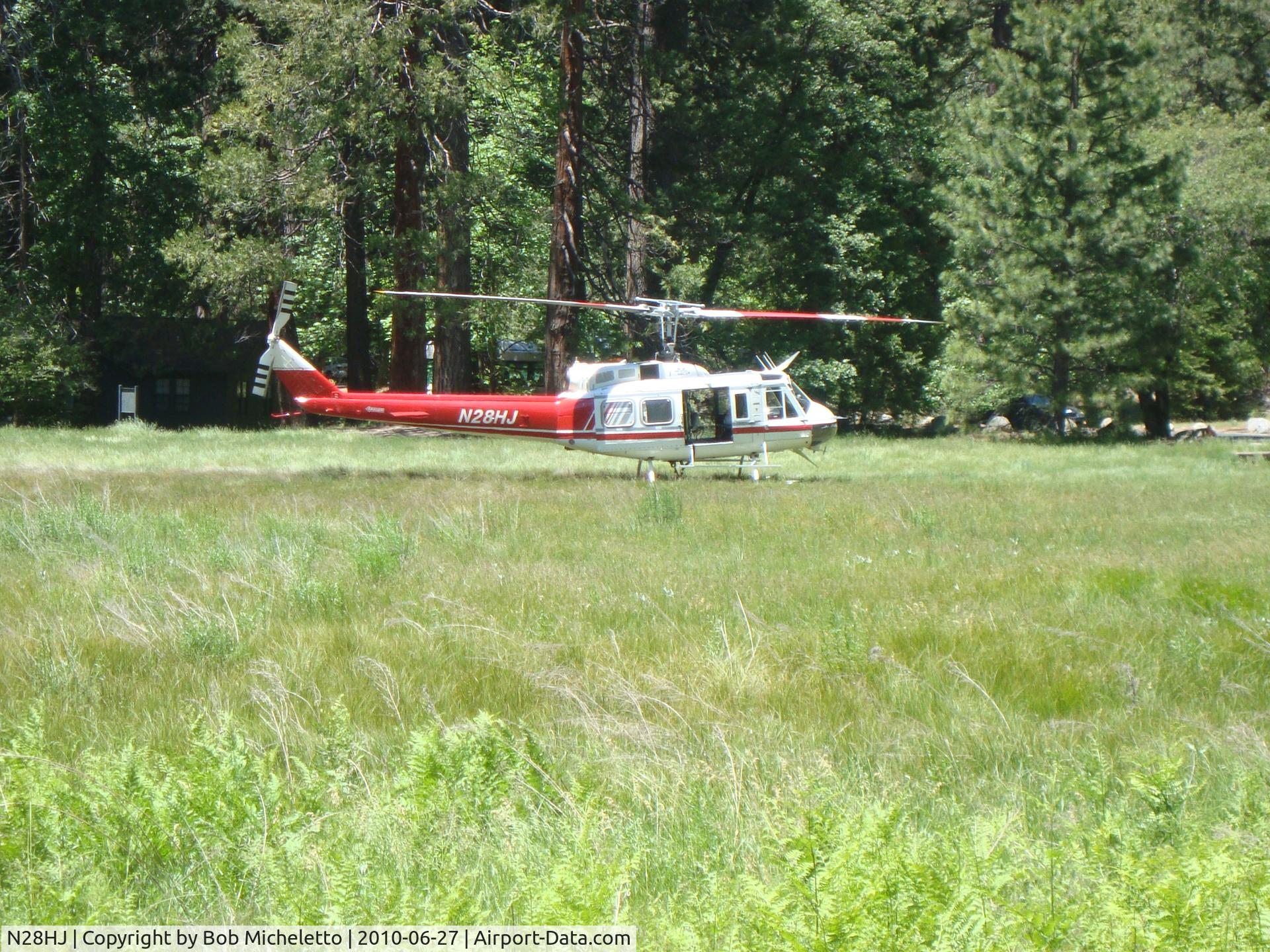 N28HJ, 1968 Bell 205A-1 C/N 30006, @ Yosemite 6/2010