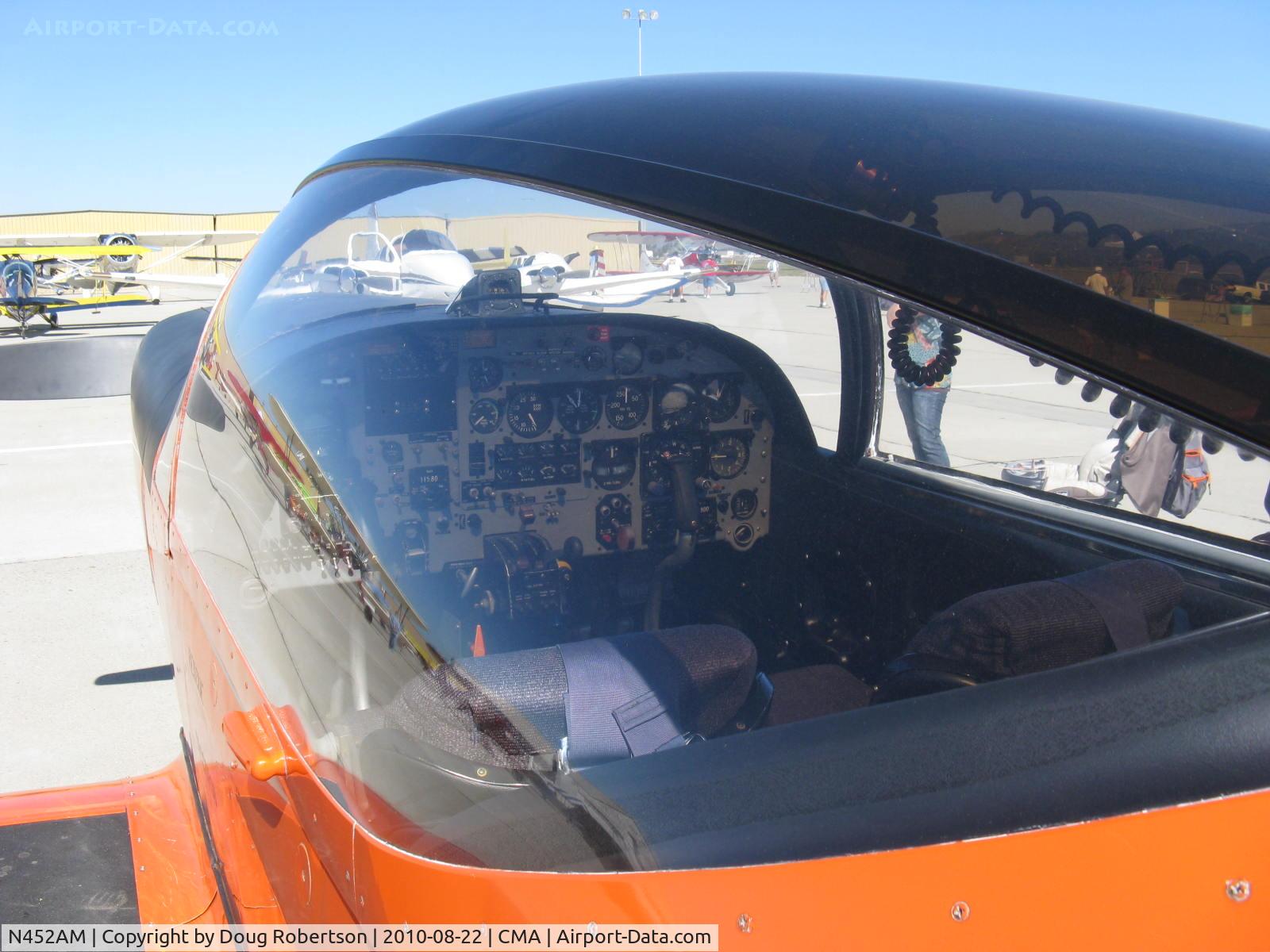 N452AM, SIAI-Marchetti F-260C C/N 40-004, SIAI Marchetti F.260C, Lycoming IO-540-E4A5 260 hp, panel