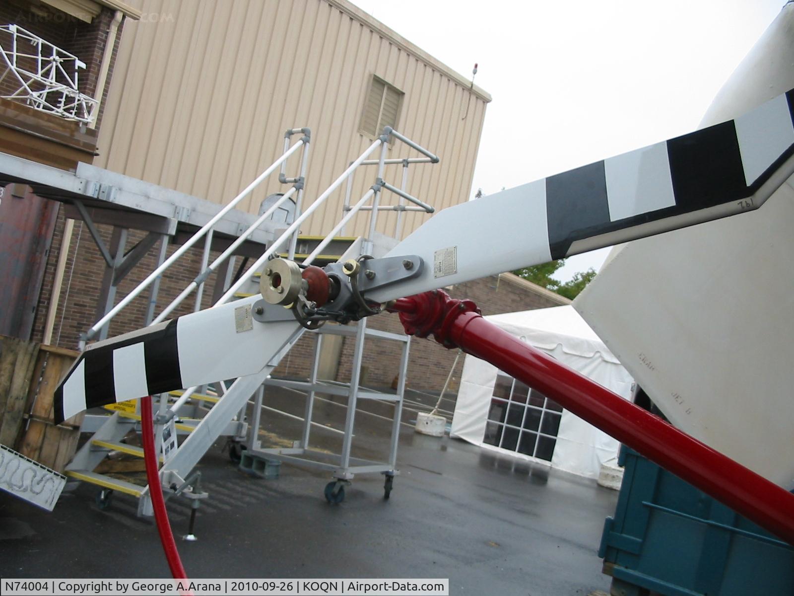 N74004, 1951 Bell 47D-1 C/N 403, Tail rotor