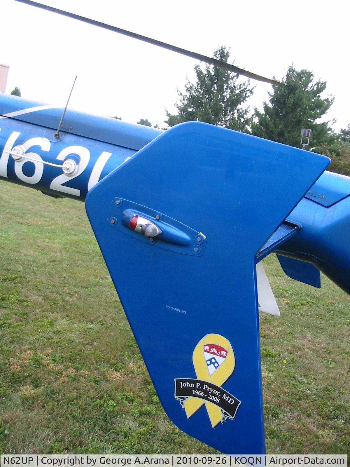 N62UP, Eurocopter EC-135P-2 C/N 0475, Port endplate fin with navlight and strobe