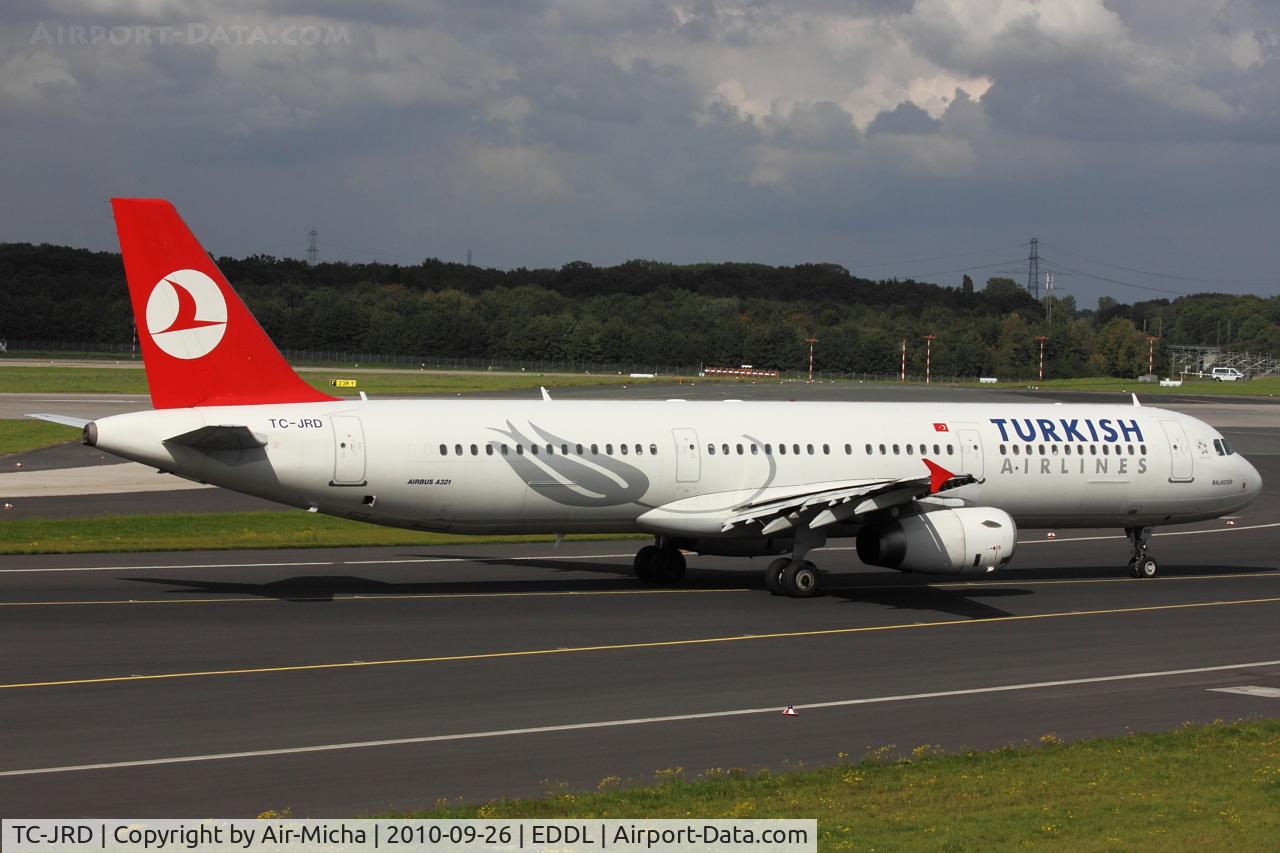 TC-JRD, 2007 Airbus A321-231 C/N 3015, Turkish Airlines, Airbus A321-231, CN: 3015, Aircraft Name: Balikesir