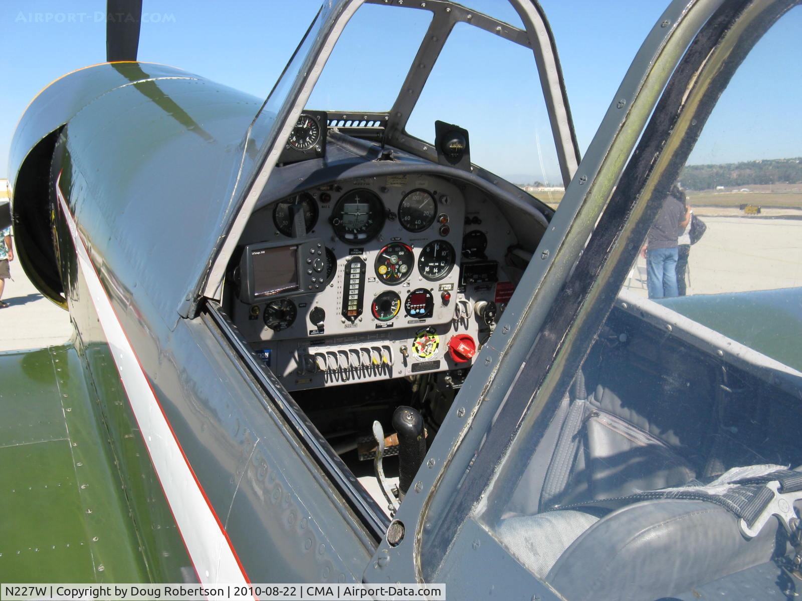 N227W, 1983 Yakovlev Yak-50 C/N 832601, 1983 YAKOVLEV YAK 50, Vedeneev M-14P 360 hp radial, panel