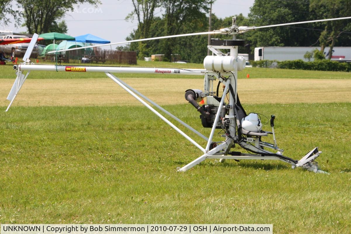UNKNOWN, Helicopters Various C/N unknown, Mosquito Air ultralight helicopter at Airventure 2010 - Oshkosh, Wisconsin