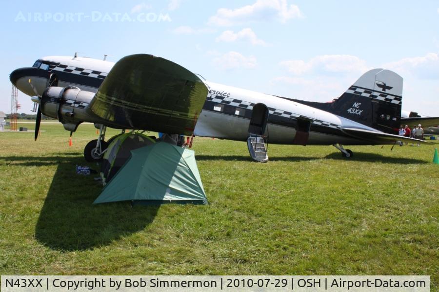 N43XX, 1943 Douglas DC-3A-S1C3G (C-53D) C/N 11665, Airventure 2010 - Oshkosh, Wisconsin