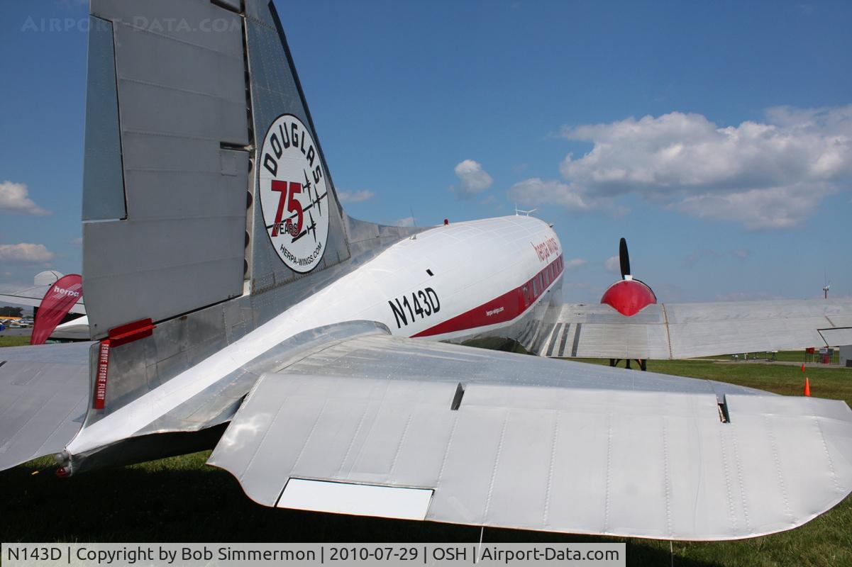 N143D, 1938 Douglas DC-3A-S4C4G C/N 2054, Airventure 2010 - Oshkosh, Wisconsin