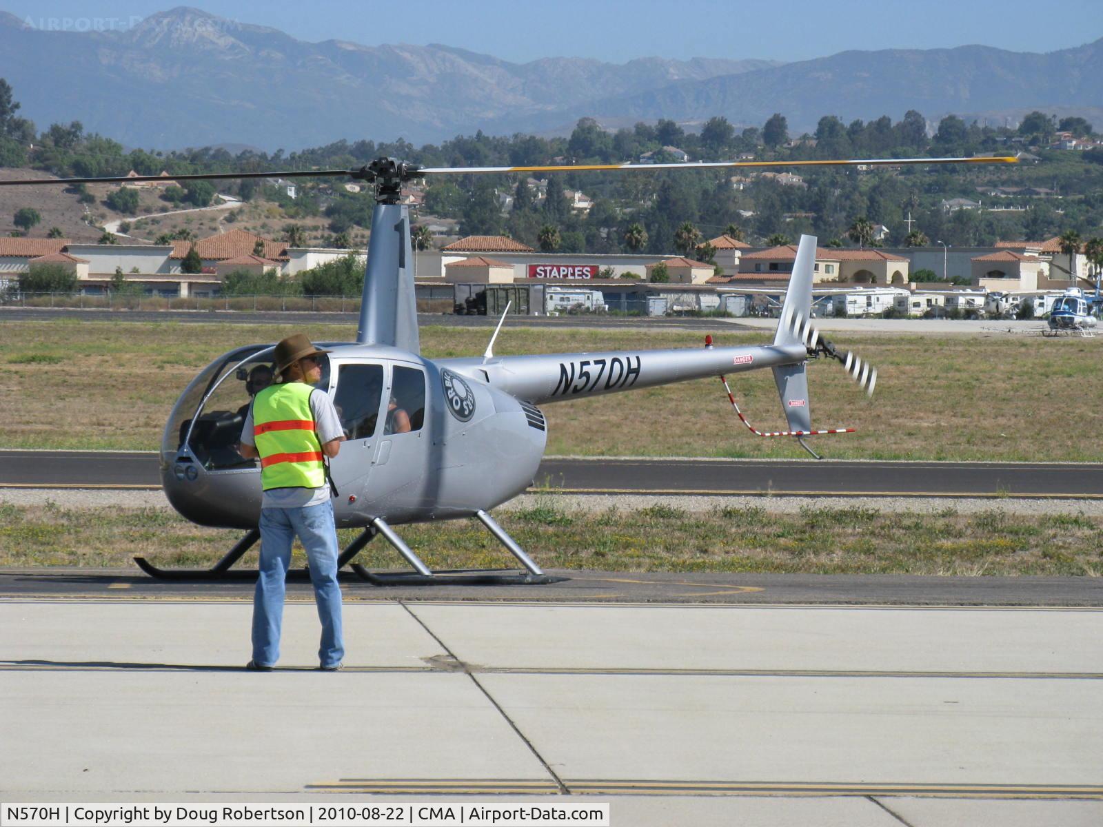 N570H, Robinson R44 C/N 2016, 2009 Robinson R44 RAVEN II, Lycoming IO-540-F1B5 derated to 245 Hp for 5 minutes, 205 Hp continuous