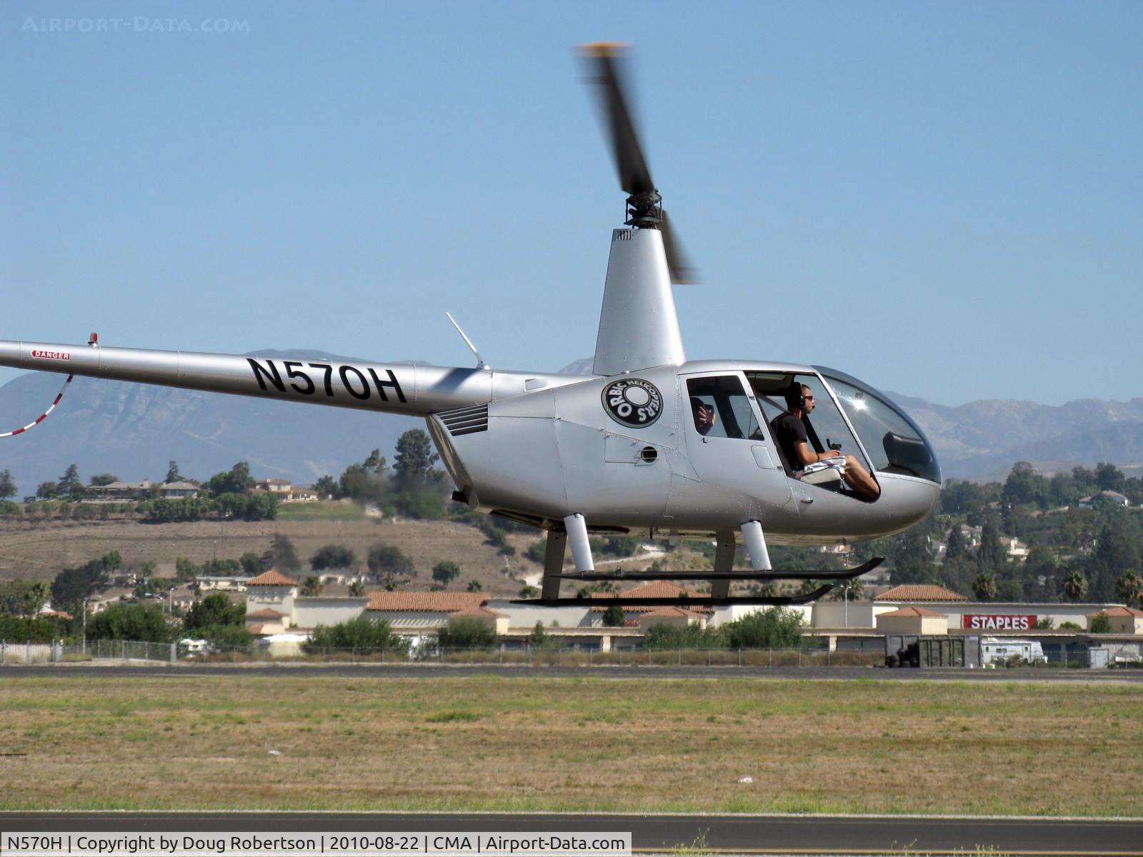 N570H, Robinson R44 C/N 2016, 2009 Robinson R44 RAVEN II, Lycoming IO-540-F1B5 derated to 245 Hp for 5 minutes, 205 Hp continuous, hover