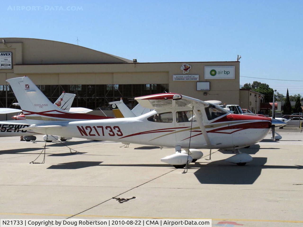 N21733, 2007 Cessna T182T Turbo Skylane Turbo Skylane C/N T18208706, 2007 Cessna T182T TURBO SKYLANE, Lycoming TIO-540-AK1A 235 Hp