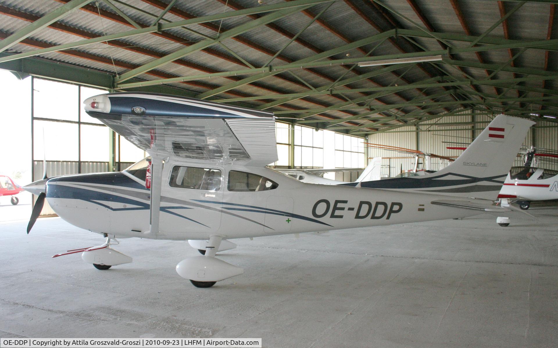 OE-DDP, 2007 Cessna 182T Skylane C/N 18282044, Fertöszentmiklos Airport - Hangar / Cessna Moldova Universal SA