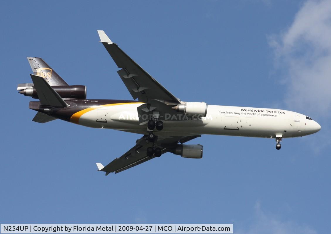 N254UP, 1993 McDonnell Douglas MD-11F C/N 48406, UPS MD-11