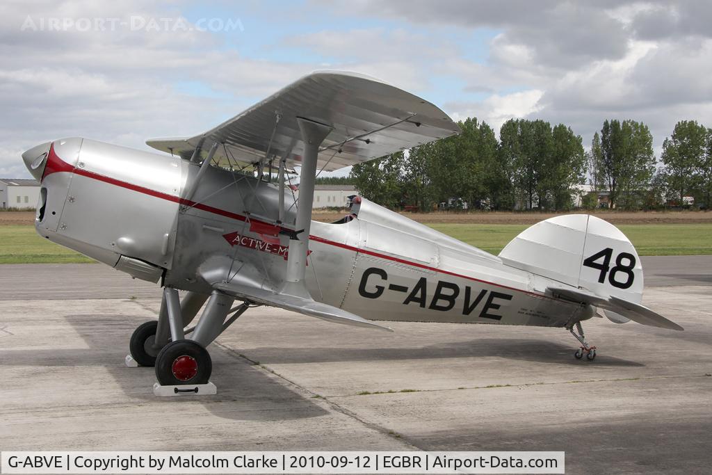 G-ABVE, 1932 Arrow Active 2 C/N 2, Arrow Active 2 at The Real Aeroplane Company's Helicopter Fly-In, Breighton Airfield, September 2010.