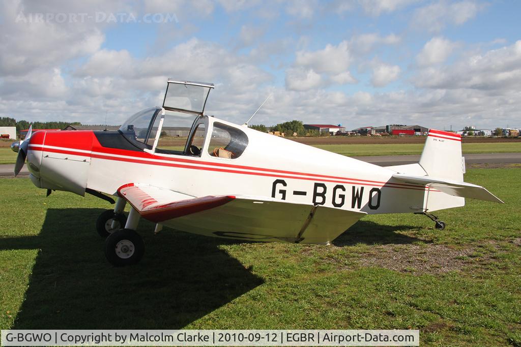 G-BGWO, 1955 Jodel D-112 C/N 227, Jodel D112 at Breighton Airfield during the September 2010 Helicopter Fly-In.