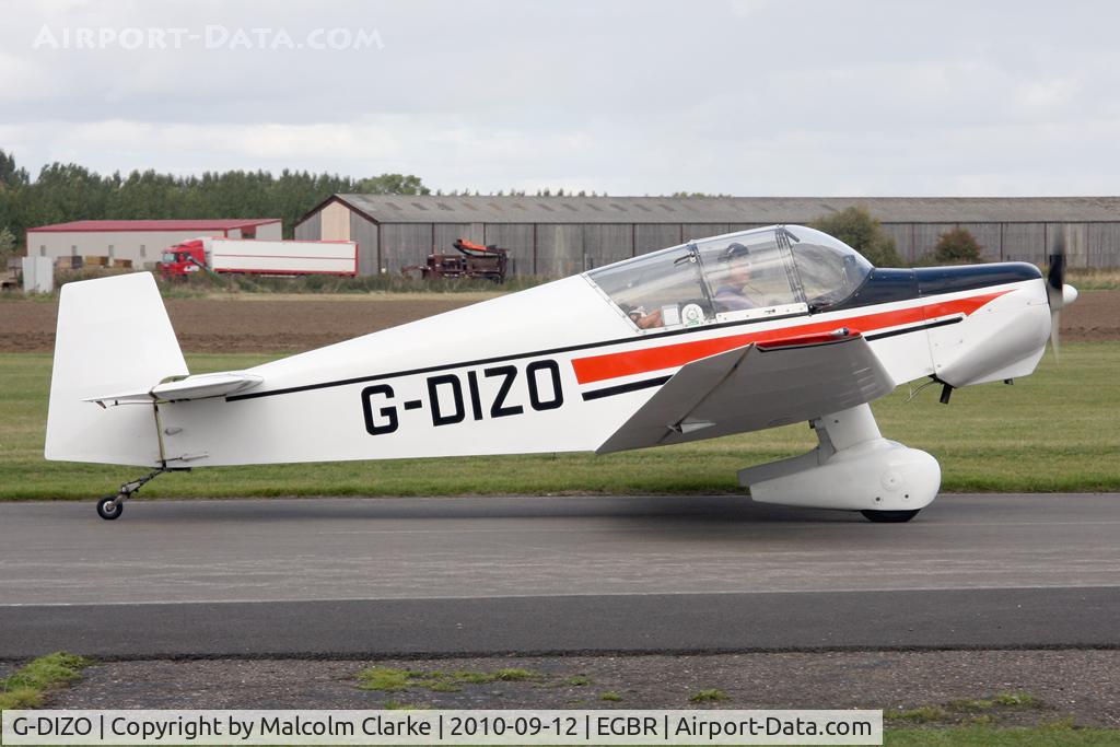 G-DIZO, 1965 Jodel D-120 Paris-Nice C/N 326, Jodel D120 at Breighton Airfield during the September 2010 Helicopter Fly-In.