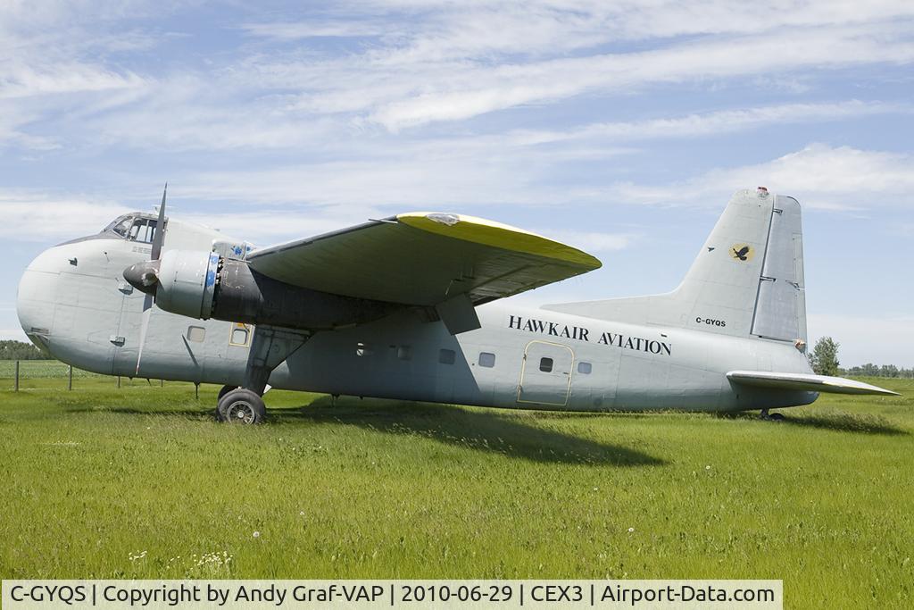 C-GYQS, 1952 Bristol 170 Freighter Mk.31M C/N 13060, Bristol 170