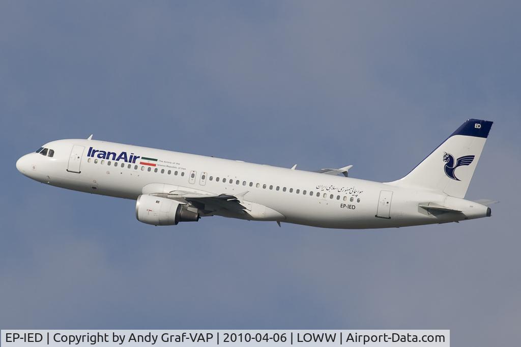 EP-IED, 1992 Airbus A320-212 C/N 345, Iran Air A320