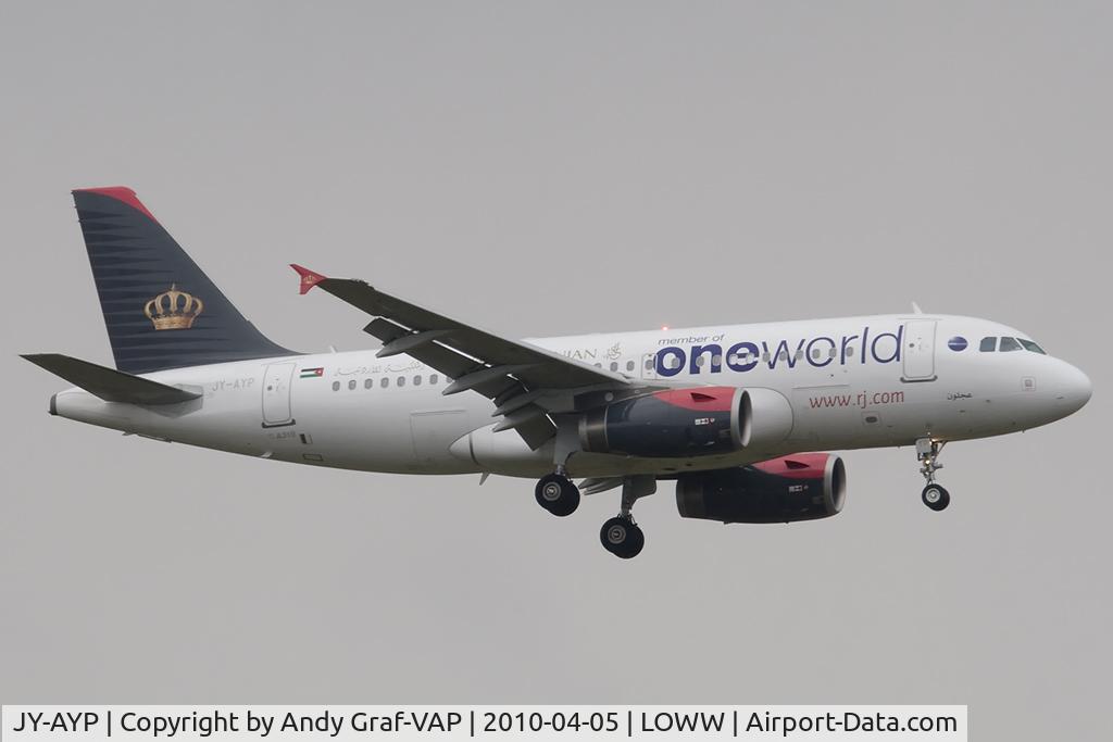 JY-AYP, 2009 Airbus A319-132 C/N 3832, Royal Jordanian A319