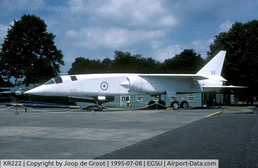 XR222, 1964 BAC TSR-2 C/N XO-4, trials aircraft for the ill fated TSR-2 project.