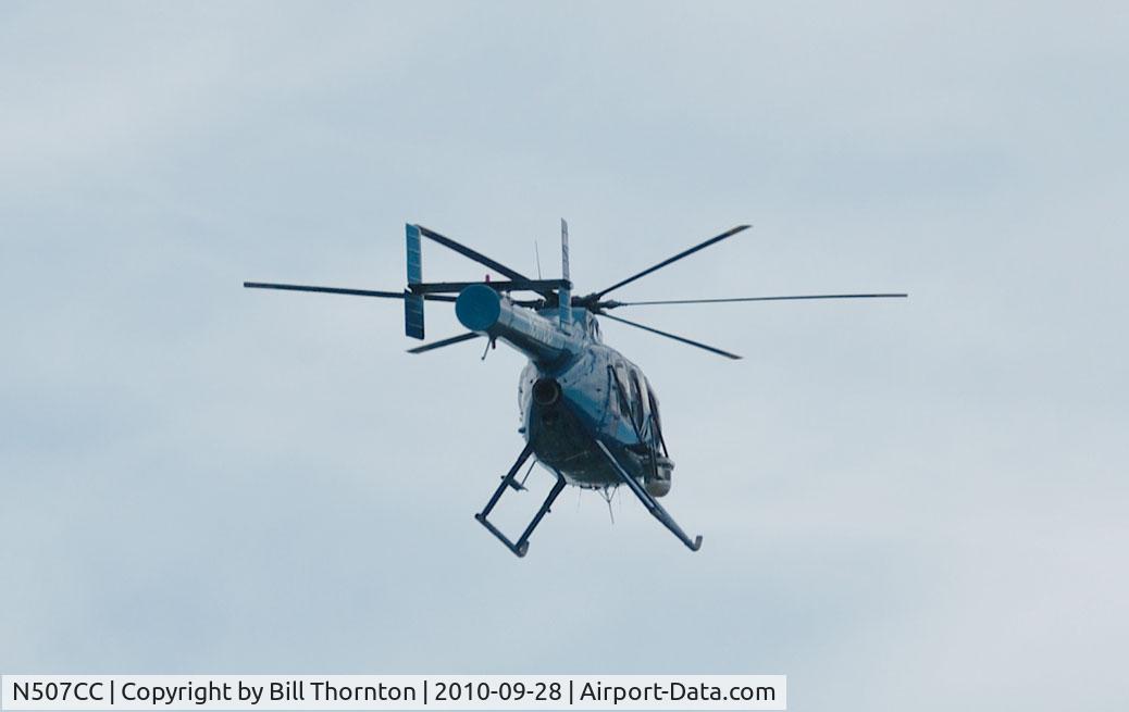 N507CC, McDonnell Douglas MD-600N C/N RN007, This MD-600N was spotted inspecting power transmission lines in Ft. Walton Beach, Fla. (an f-stop 5.6 photo)