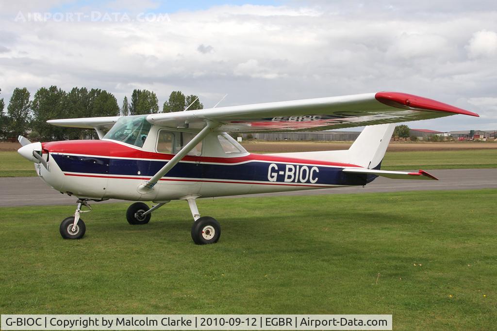 G-BIOC, 1973 Reims F150L C/N 0848, Reims F150L at Breighton Airfield during the September 2010 Helicopter Fly-In.