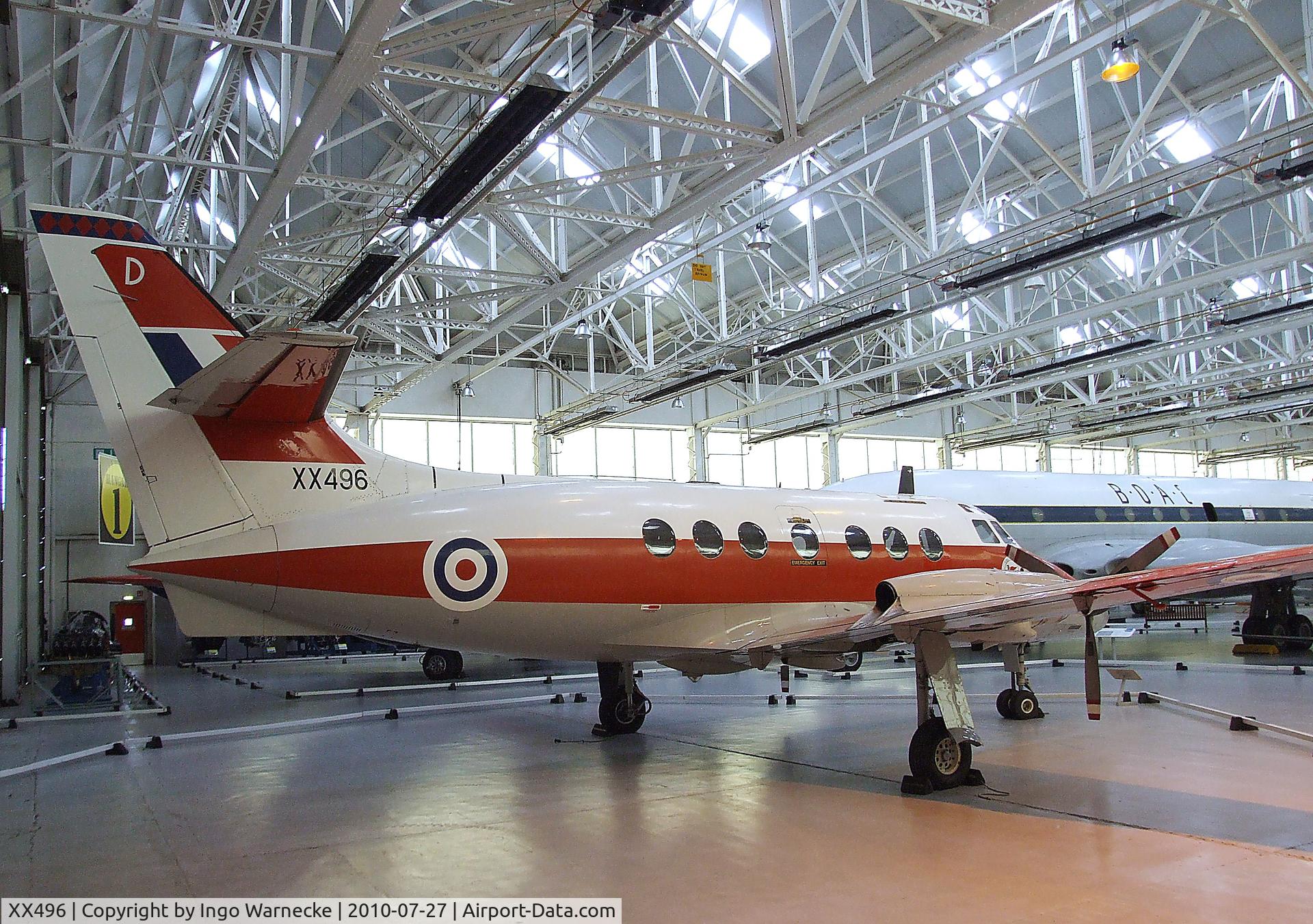 XX496, 1975 Scottish Aviation HP-137 Jetstream T.1 C/N 276, Handley Page (Scottish Aviation) HP.137 Jetstream T1 at the RAF Museum, Cosford