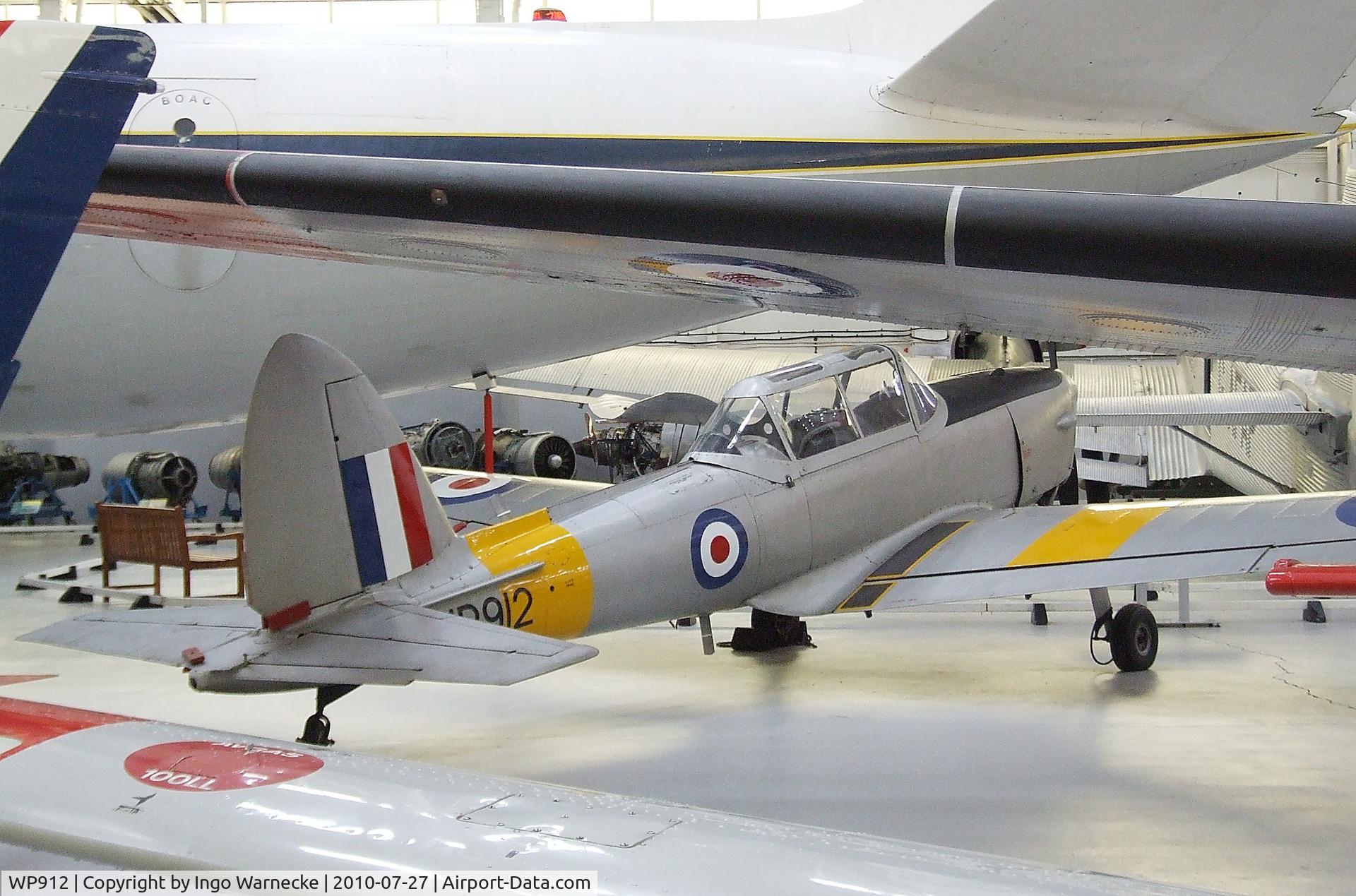 WP912, De Havilland DHC-1 Chipmunk T.10 C/N C1/0786, De Havilland Canada DHC-1 Chipmunk T10 at the RAF Museum, Cosford