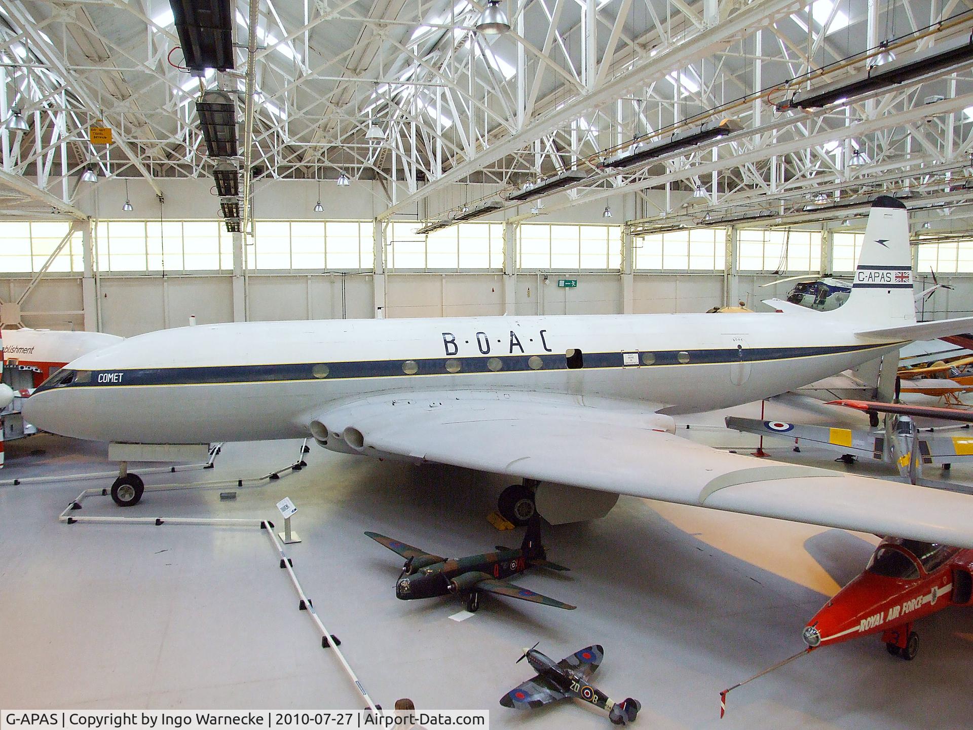 G-APAS, 1953 De Havilland DH.106 Comet 1XB C/N 6022, De Havilland D.H.106 Comet 1XB at the RAF Museum, Cosford