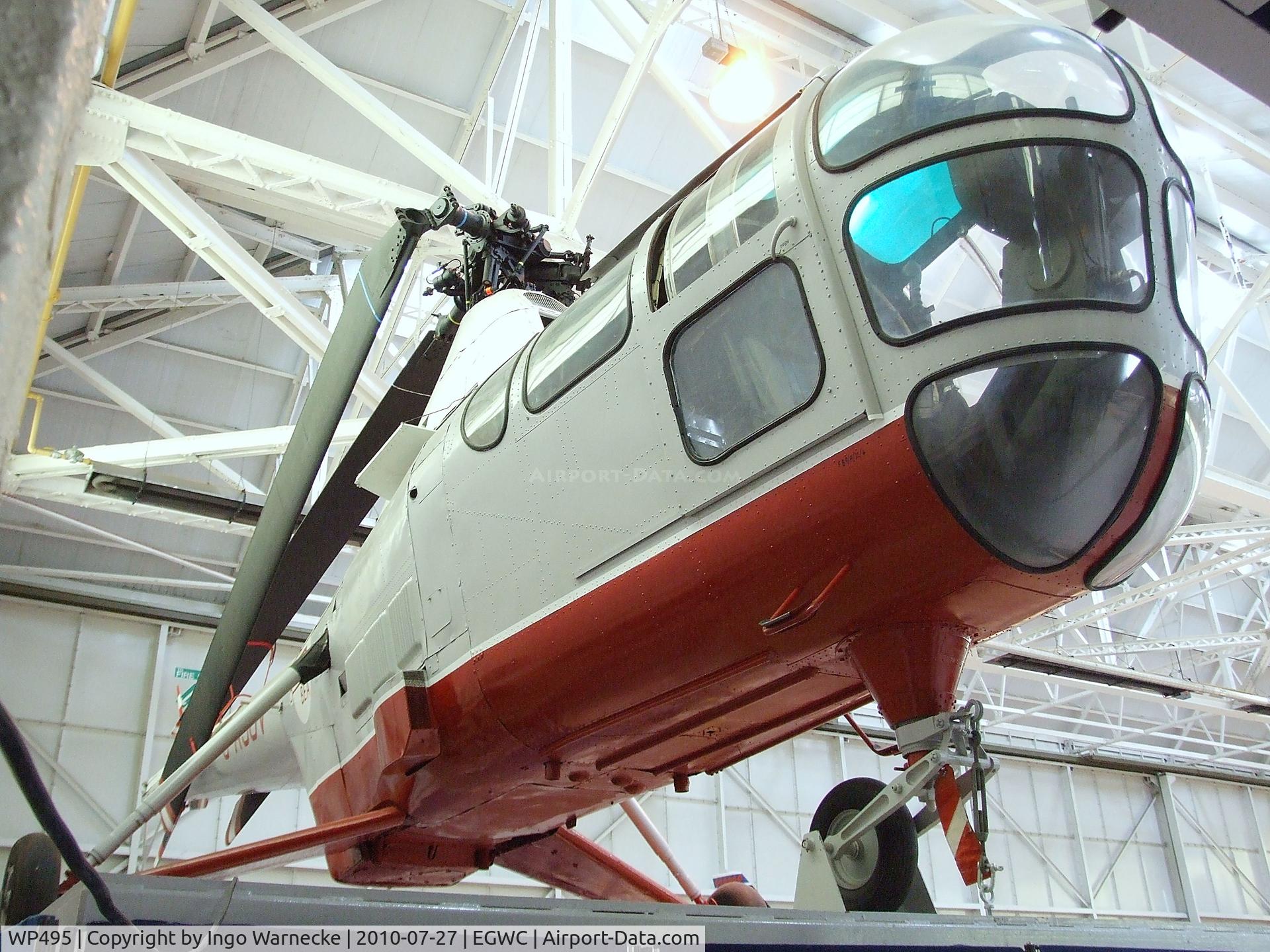 WP495, Westland Dragonfly HR.3 C/N WA/H/80, Sikorsky S-51 at the RAF Museum, Cosford