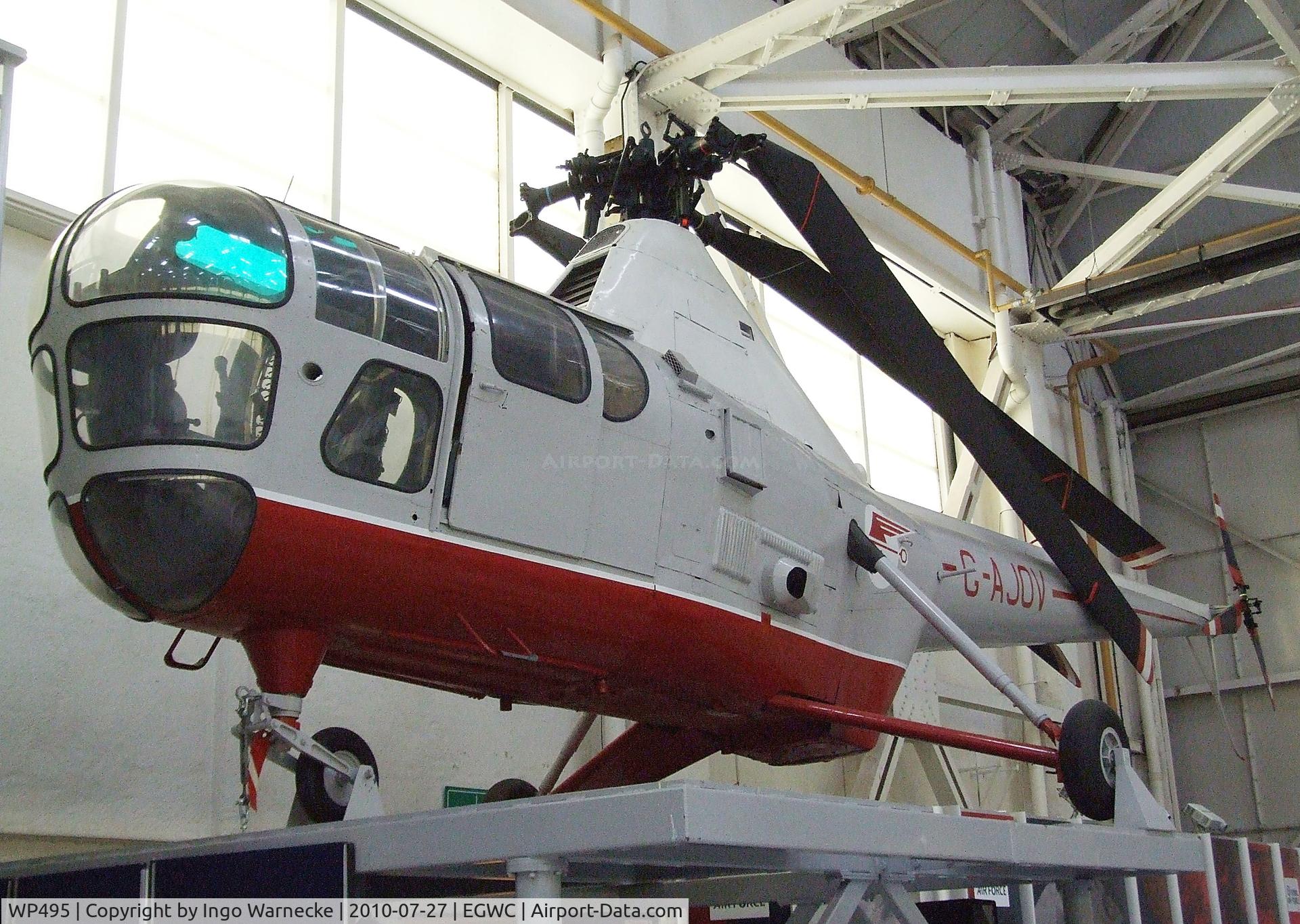 WP495, Westland Dragonfly HR.3 C/N WA/H/80, Sikorsky S-51 at the RAF Museum, Cosford