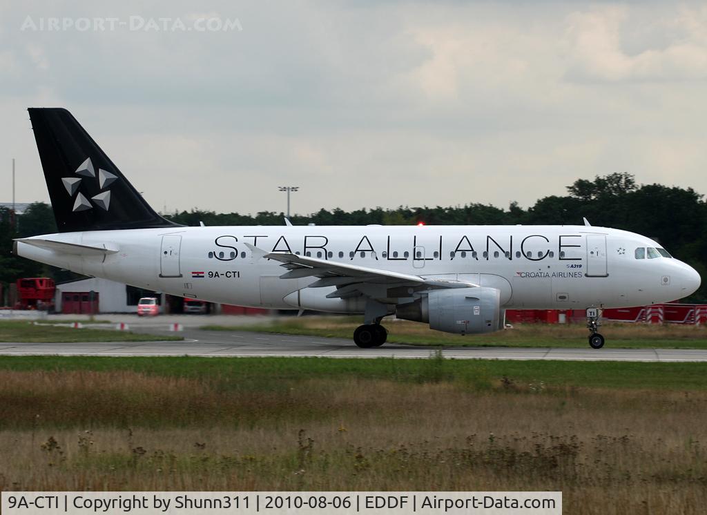 9A-CTI, 1999 Airbus A319-112 C/N 1029, Taking off rwy 18 in new Star Alliance c/s