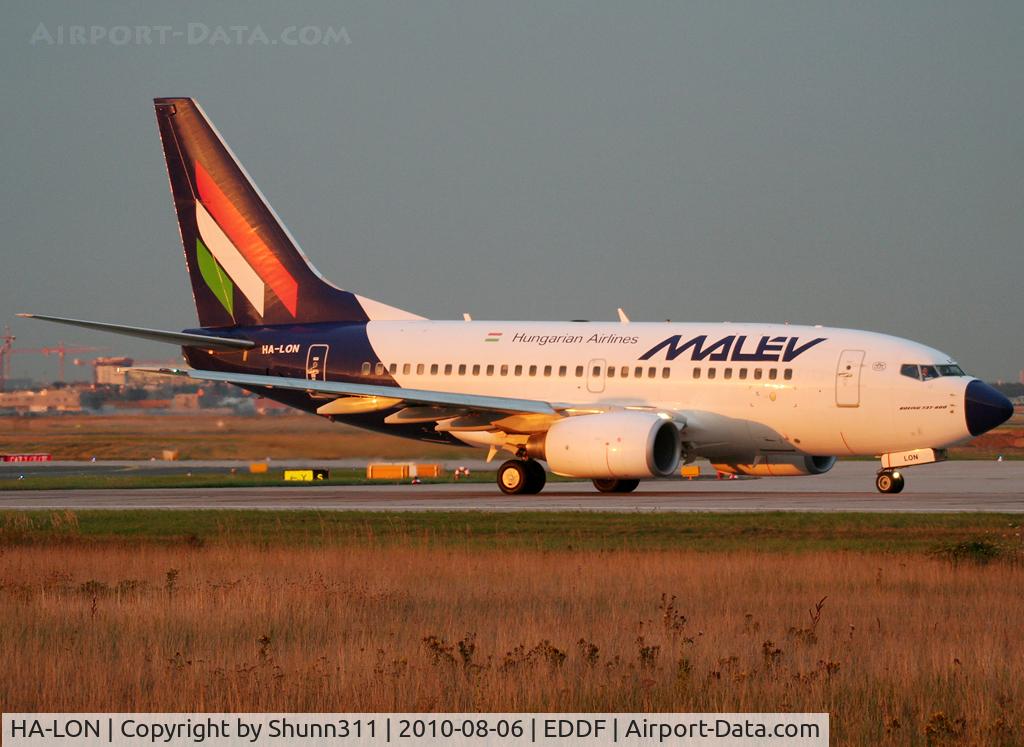 HA-LON, 2004 Boeing 737-6Q8 C/N 29353, Taking off rwy 18