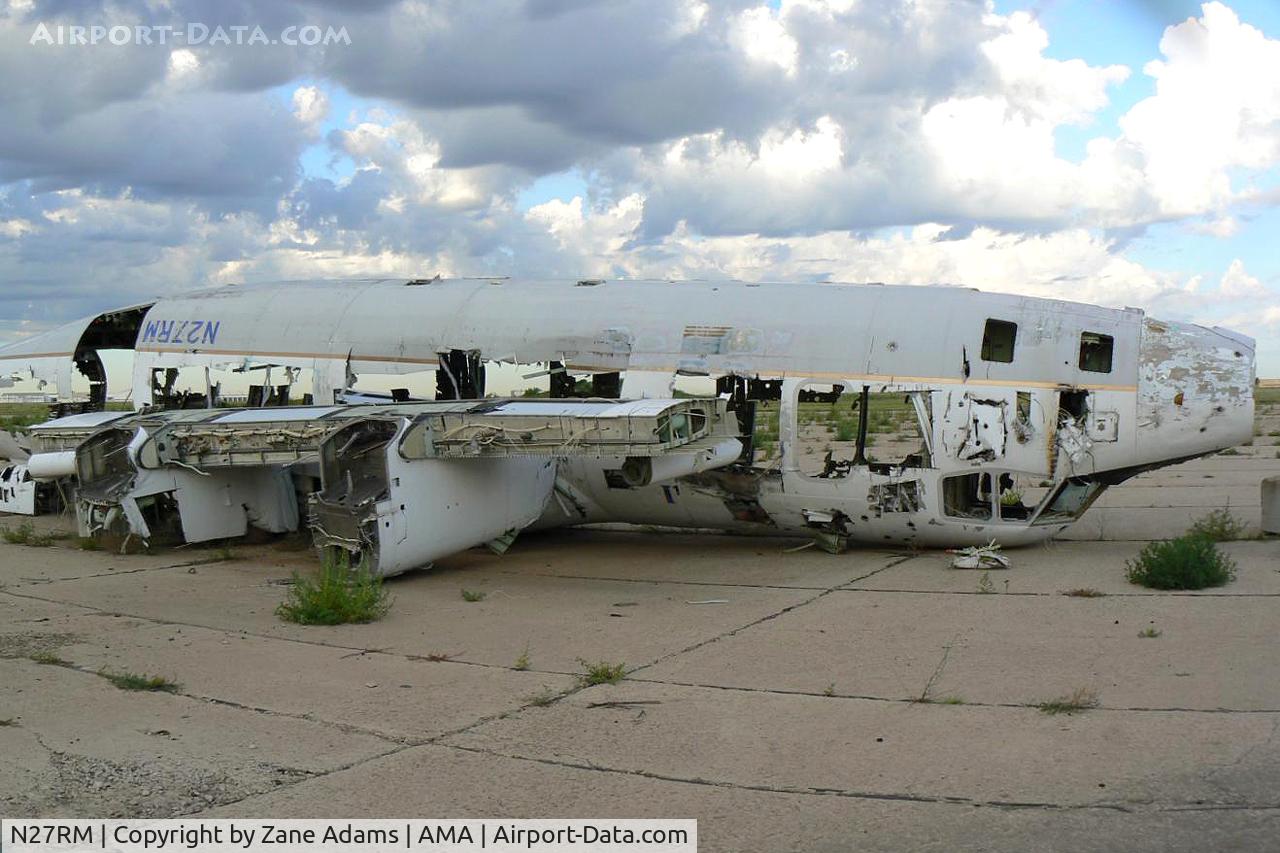 N27RM, 1977 De Havilland Canada DHC-7-102 Dash 7 C/N 4, Former Continental Express / Rocky Mountain Airways DHC-7 awaiting it's next life as a beer can.....