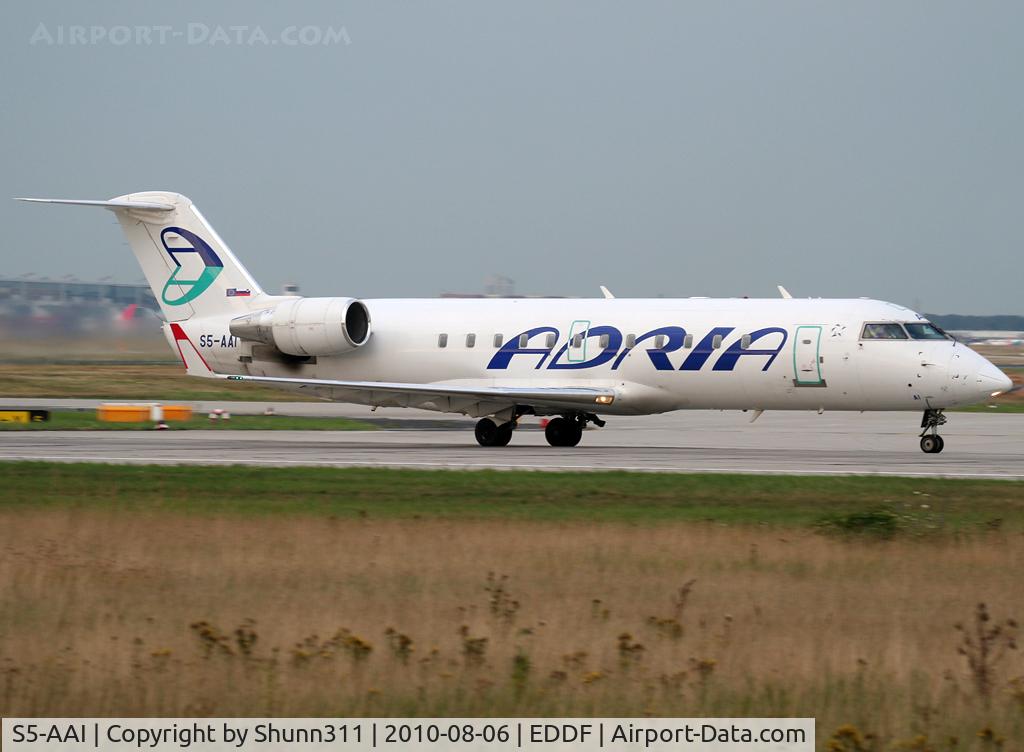 S5-AAI, 1998 Canadair CRJ-200LR (CL-600-2B19) C/N 7248, Taking off rwy 18