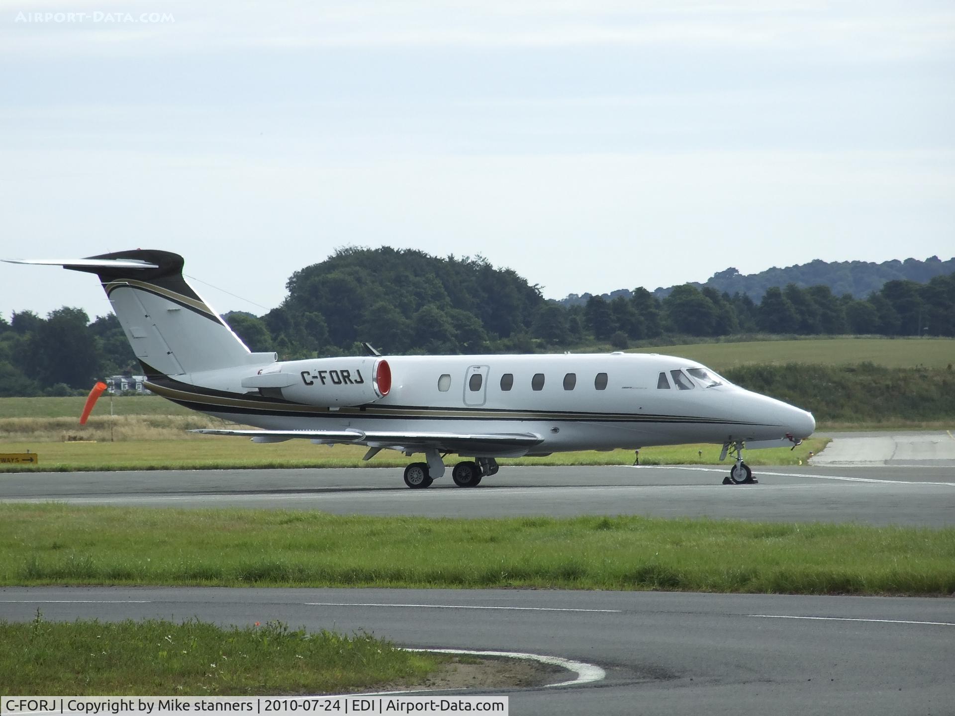C-FORJ, 1986 Cessna 650 Citation III C/N 650-0104, Cessna 650 citation III On the GAT At EDI