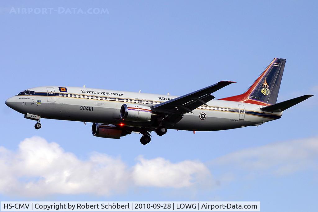 HS-CMV, 1995 Boeing 737-4Z6 C/N 27906, HS-CMV
