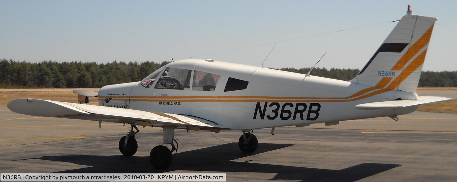 N36RB, 1966 Piper PA-28-140 C/N 28-22384, (N36RB) EXTERIOR