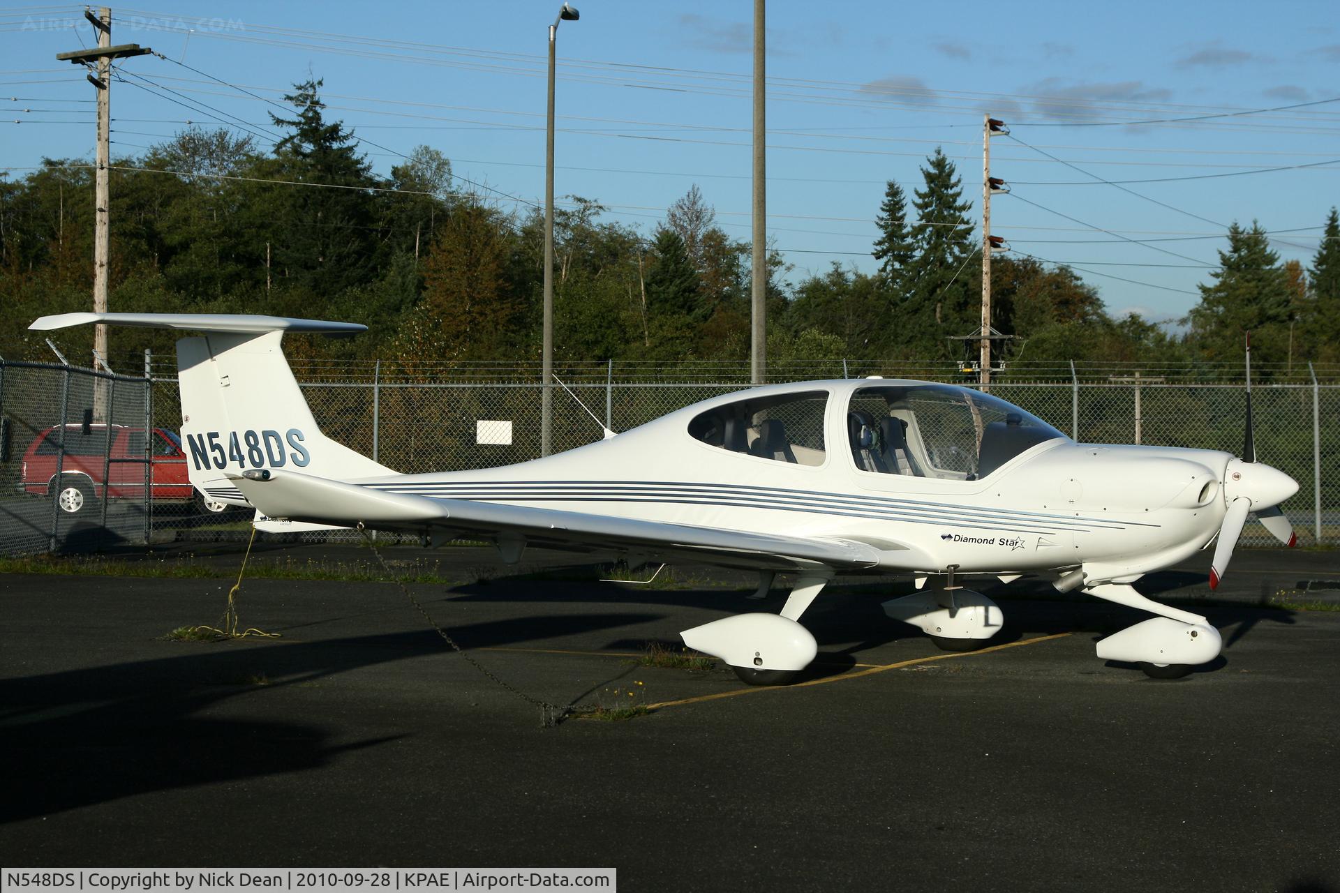 N548DS, 2001 Diamond DA-40 Diamond Star C/N 40048, KPAE
