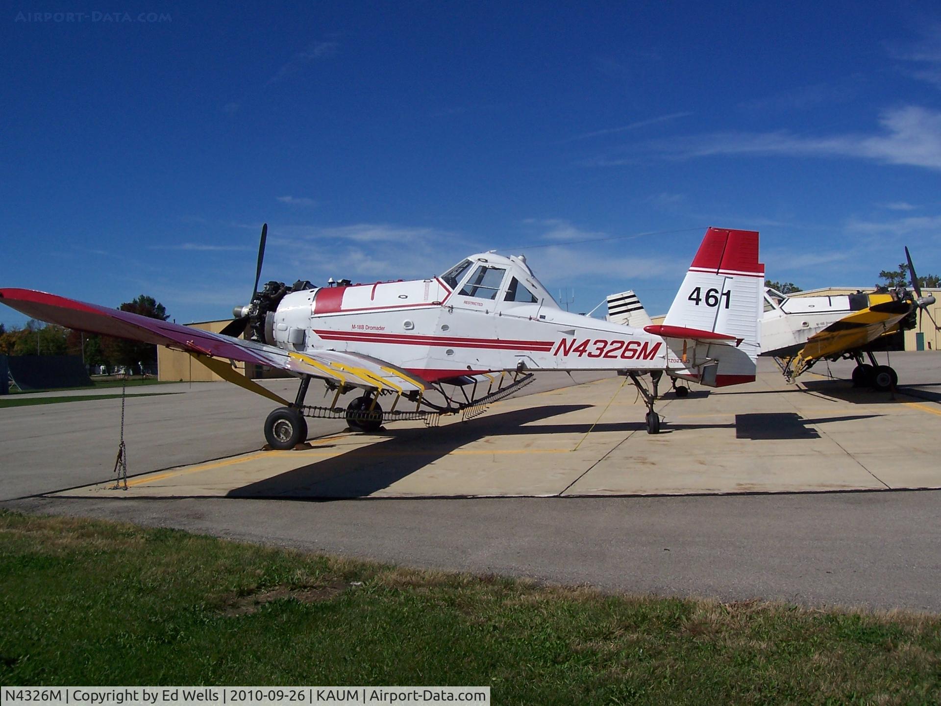 N4326M, PZL-Mielec M-18B C/N 1Z027-03, This is a working airplane.