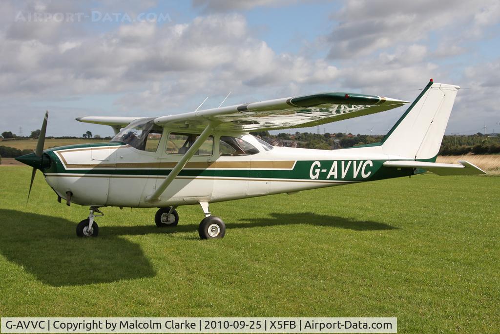 G-AVVC, 1967 Reims F172H Skyhawk C/N 0443, Reims F172H at Fishburn Airfield UK in September 2010.