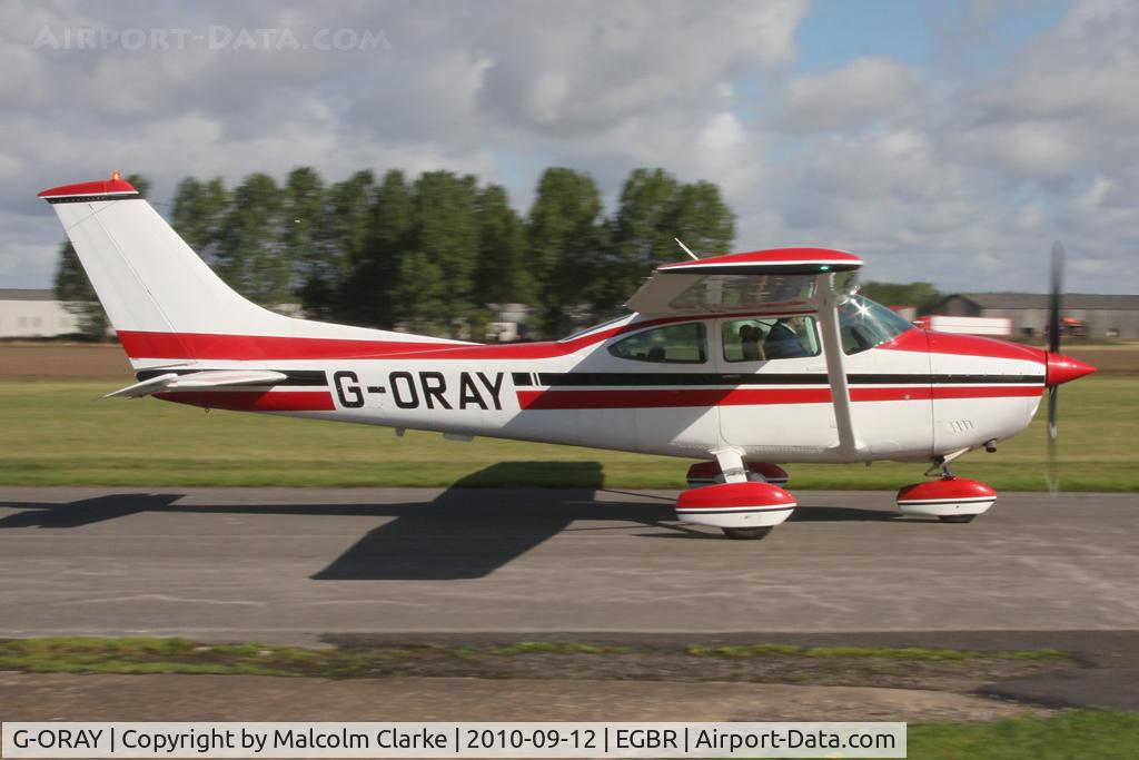 G-ORAY, 1980 Reims F182Q Skylane C/N 0132, Reims F182Q at Breighton Airfield during the September 2010 Helicopter Fly-In.