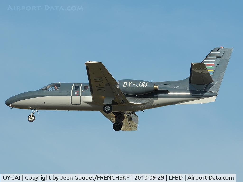 OY-JAI, 1974 Cessna 500 Citation I C/N 500-0193, landing 23