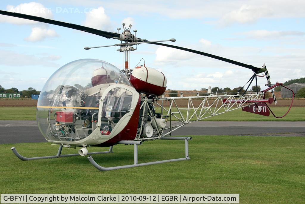 G-BFYI, 1965 Westland 47G-3B-1 C/N WAN-17, Westland AB-47G-3B-1 at Breighton Airfield's Helicopter Fly-In in September 2010.