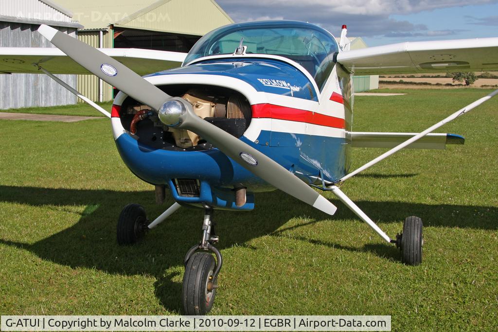 G-ATUI, 1966 Bolkow Bo-208C Junior C/N 611, Bolkow Bo208C Junior at Breighton Airfield's Helicopter Fly-In in September 2010.