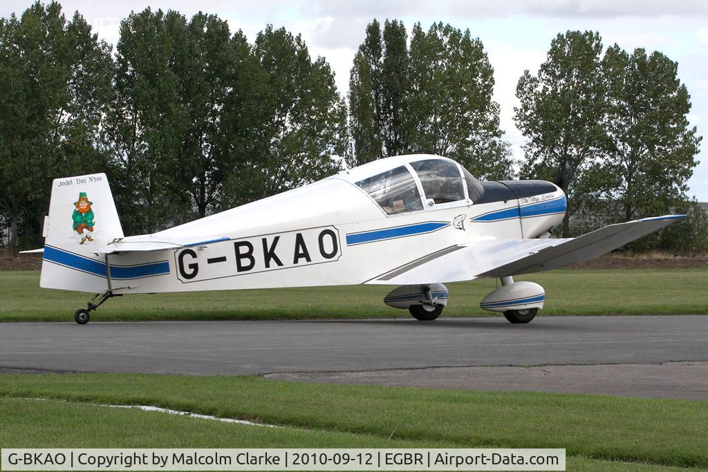 G-BKAO, 1955 Jodel D-112 Club C/N 249, Jodel D112 at Breighton Airfield's Helicopter Fly-In in September 2010.