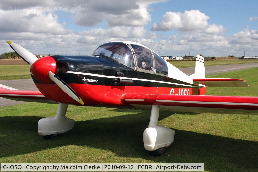 G-IOSO, 1961 CEA Jodel DR.1050 Ambassadeur C/N 46, Jodel DR1050 Ambassadeur at Breighton Airfield's Helicopter Fly-In in September 2010.